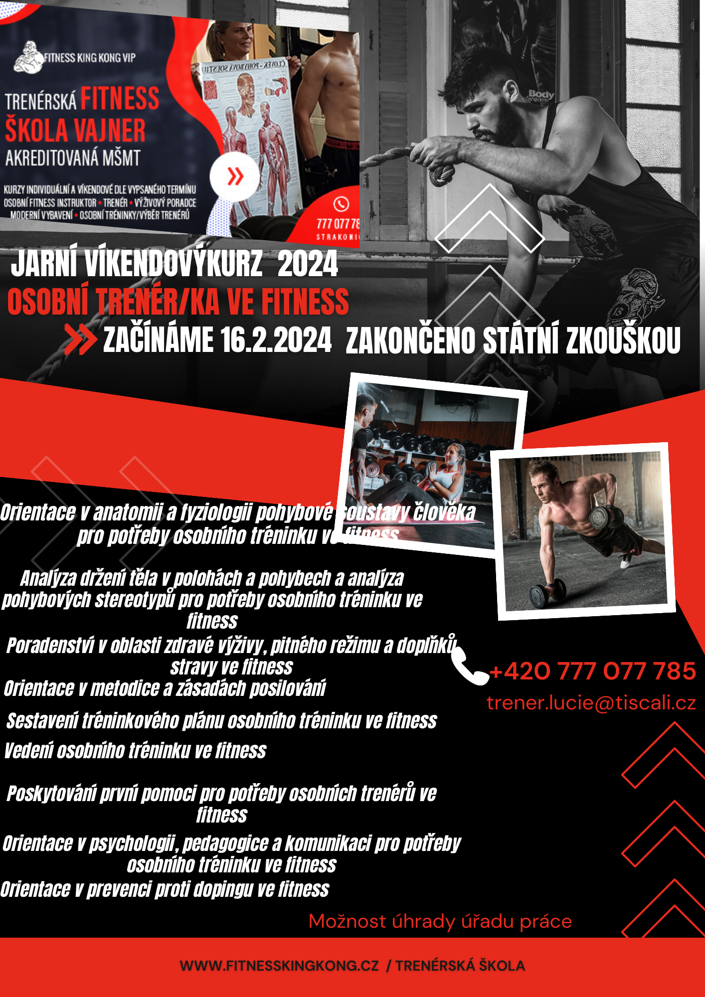 WWW.FITNESSKINGKONG.CZ TRENÉRSKÁ ŠKOLA (1)
